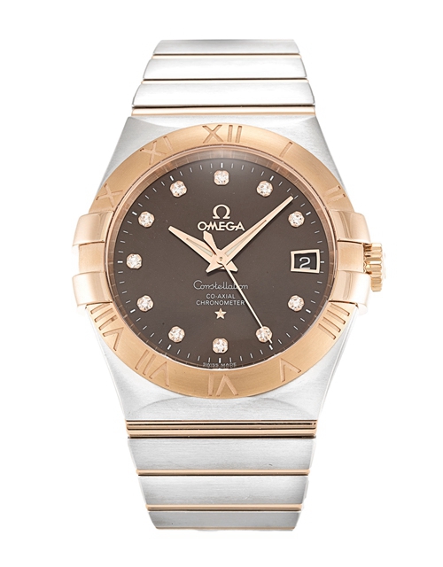 Replika Klokker Omega Constellation Chronometer 123.20.35.20.63.001