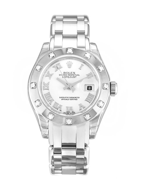 Replika Klokker Rolex Pearlmaster 80319